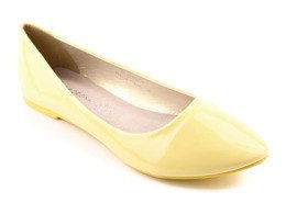 Baleriny damskie HKR DGH85971DLI żółte rozm.36-41