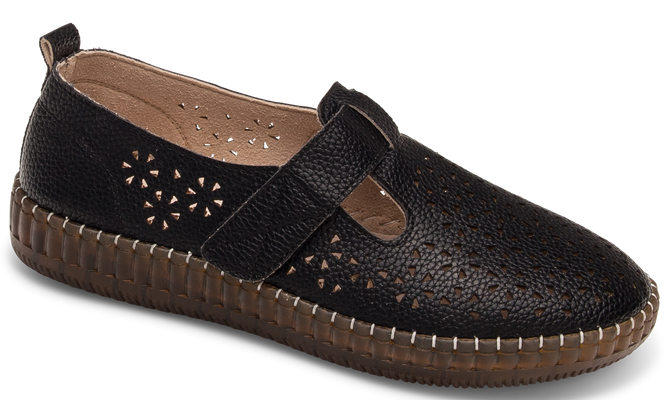 Women's half-boots Skotnicki DP-3-0841BL black size 36-41