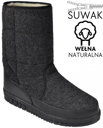 Men's slippers Skarpol VALDI gray size 41-46