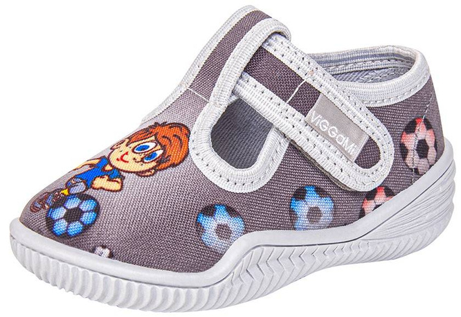 Gray Viggami LOLEK children's sneakers, size 19-25