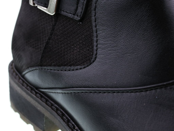Buty zimowe damskie Bratbut-Natalii D341CZLI czarne rozm.36-41