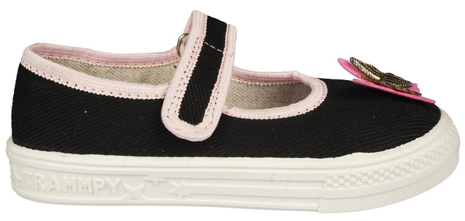 Tenisówki dziecięce ZetPol HANIA czarne rozm.26-31