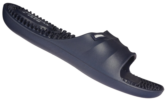 American Club MNH-119 men's swimming pool flip-flops, black and navy blue, sizes 41-45