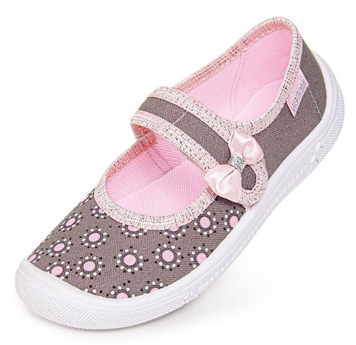 Gray Viggami OLIMPIA DRUK children's sneakers, size 26-36