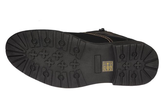 Trzewiki męskie Skotnicki MB-4-0704BL-1 czarne rozm.41-46