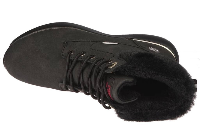 Buty zimowe młodzieżowe American Club DRH-91 czarne i beżowe rozm.36-41