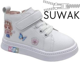 Children's sports shoes Clibee AP711WH white size 22-26