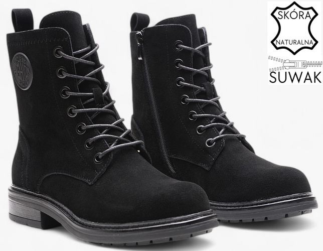 Sergio Leone DBT-682-SCZNU women's winter boots black size 36-40