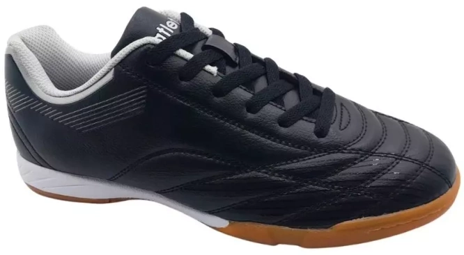 Men’s Oversized Indoor Football Shoes Atletico N510-2524BLSI Black Size 47–49