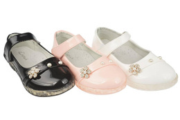 Children's shoes Enplus CA801 black, white or pink sizes 31-36