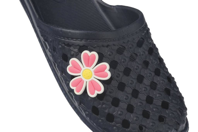 Klapki basenowe damskie Sunlanse DDN309 granatowe, miętowe, szare i niebieskie rozm.37-41