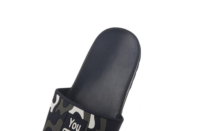 Men's pool slippers Enplus MT2506 gray, black and green, navy blue or black size 41-45
