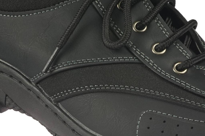 Men's shoes Le Scarpe M9931-1BL black size 40-45