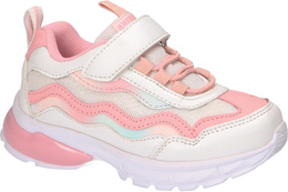 American Club BHL-59 pink and white children's sports shoes, size 27-31