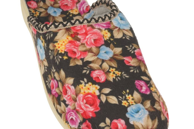 Women's textile slippers Fatex DF2154 multicolor, size 36-41