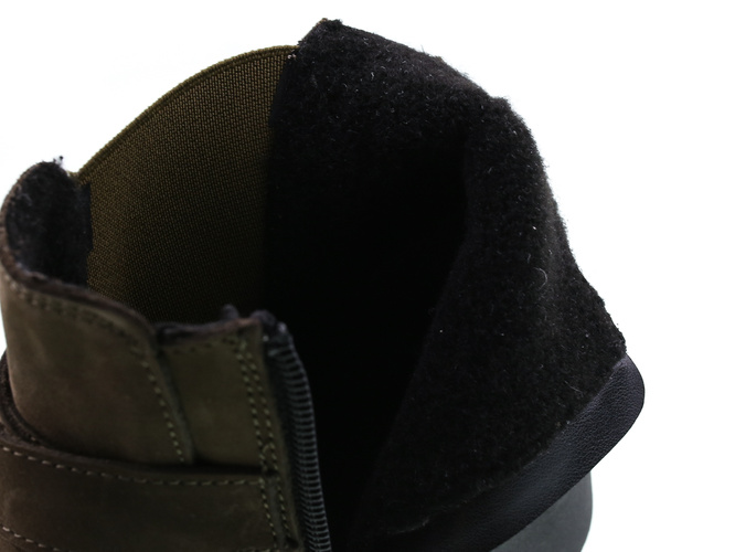 Buty zimowe damskie Bratbut-Natalii D289OLNU oliwkowe rozm.36-41