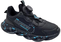 Children's sports shoes Clibee CE-186BLAC black and blue size 32-37