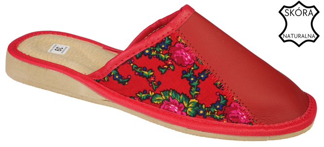 Pako Women's Highland Slippers DP2503 – Red, Sizes 36-41