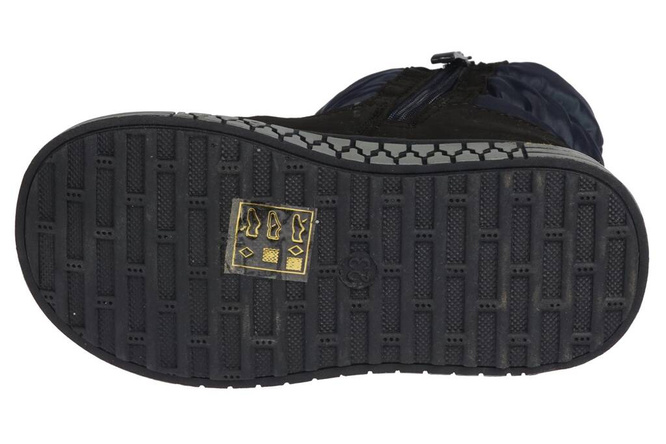 Children's snow boots Clibee AH-909BU navy blue size 22-27