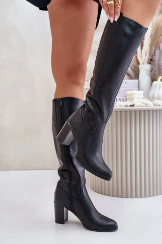 Sergio Leone DKZ230-SCZ women's boots black size 36-40