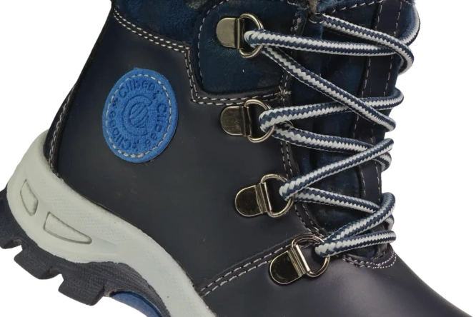 Buty zimowe dziecięce Clibee BH-131BU granatowe rozm.26-31