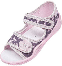 Children's sneakers Viggami PATRYCJA MOTYLKI gray size 26-30