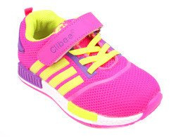 Buty sportowe dziecięce Clibee BF-617PEYE różowe rozm.26-31