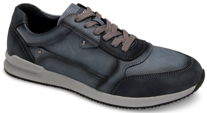 Skotnicki MP-4-7031NA men's shoes, navy blue, sizes 40-45
