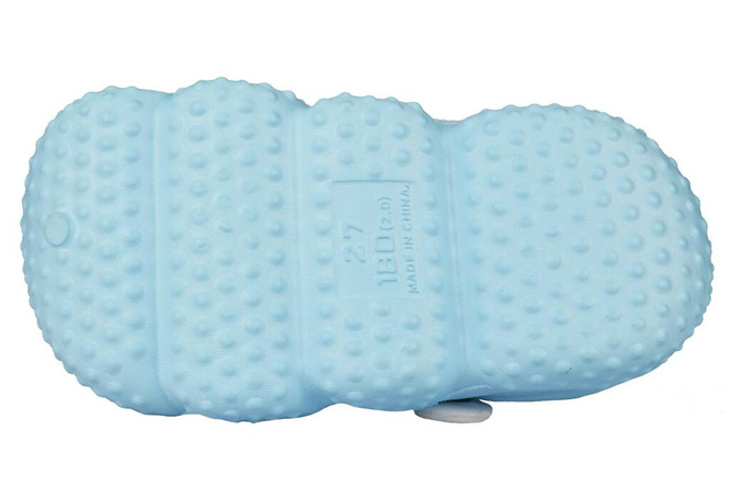 American Club BNH-130 children's swimming pool flip-flops, blue and white, sizes 29-33