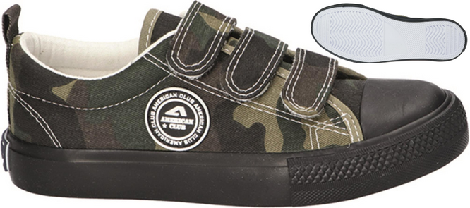 American Club CLH108-24 children's sneakers green size 34-39
