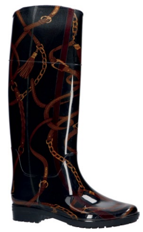 American Club DKAL-18 women's black galoshes, size 36-40