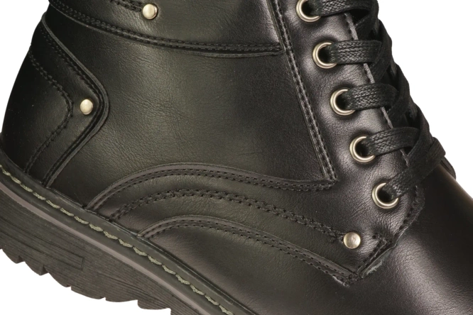 Men’s boots Skotnicki MB-4-0756BL black size 41-46