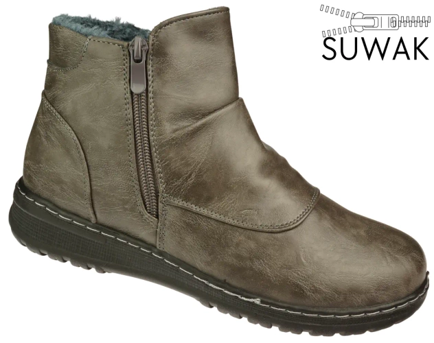 Women's winter boots Jomix D51-2GY gray, sizes 36–42