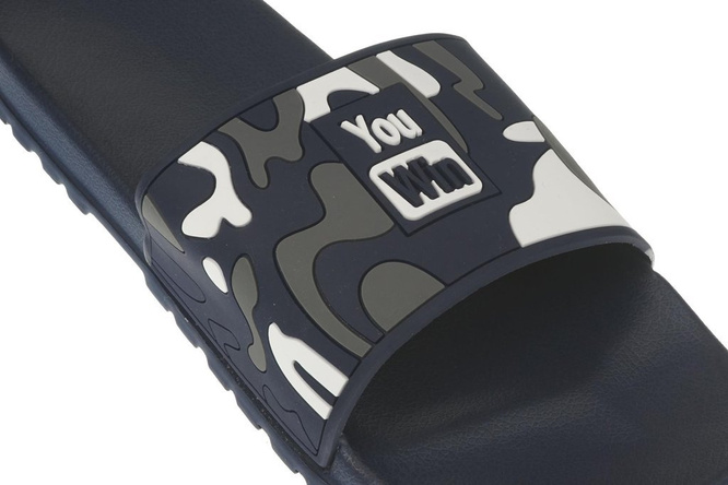 Men's pool slippers Enplus MT2506 gray, black and green, navy blue or black size 41-45