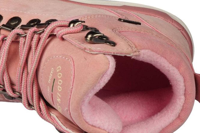 Buty zimowe damskie Goodin DGD-WNT16PI różowe rozm.36-41