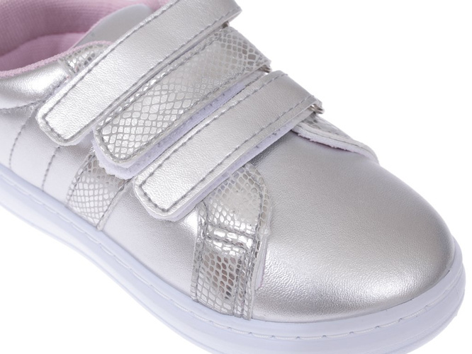 Children's trainers Underline B35F1908 pink silver size 25-30