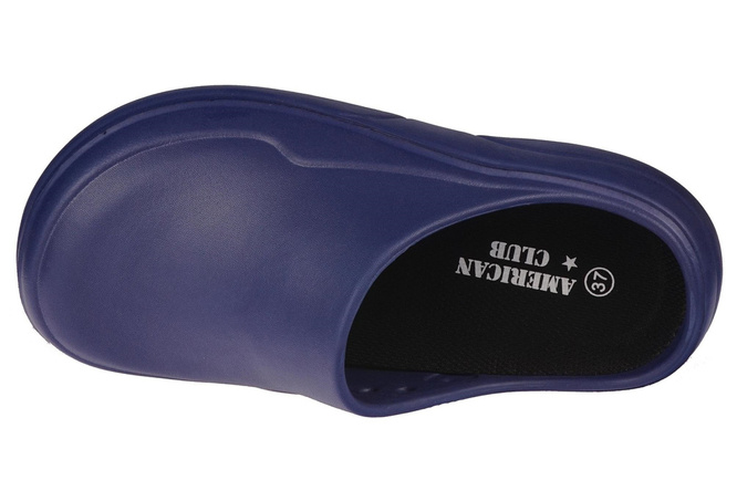 Klapki basenowe damskie American Club DNH-73 granatowe i różowe rozm.37-41
