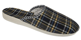 Men's textile slippers Fatex MF2204 navy blue size 41-46