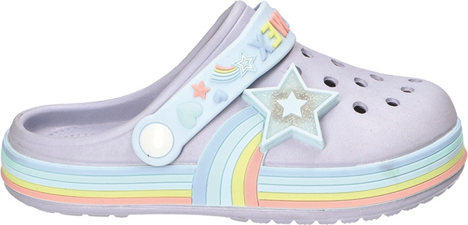 Klapki basenowe dziecięce American Club CNH-183 różowe i liliowe rozm.29-33