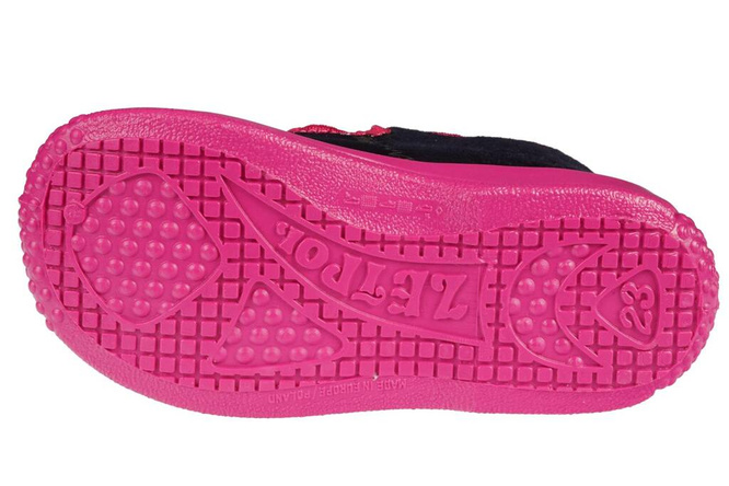 Children's sneakers ZetPol DOROTA black size 19-27