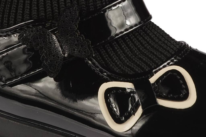 Buty przejściowe dziecięce Apawwa ASQ627BL czarne rozm.19-24