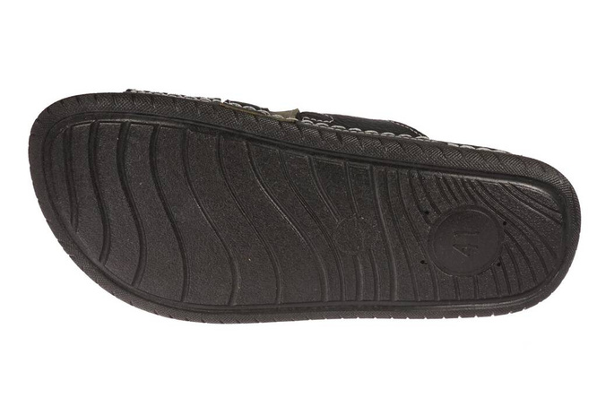 Gezer M78A021BL men's flip-flops, black, sizes 40-44