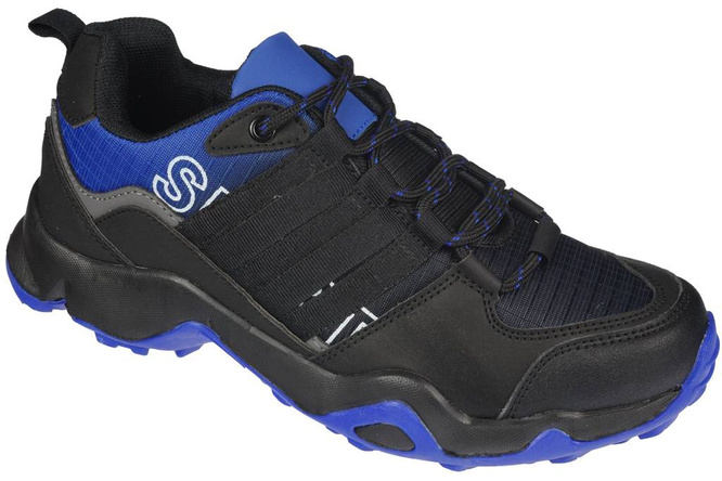 Buty sportowe młodzieżowe Sport DB604-1BLBU czarno-niebieskie rozm.36-41