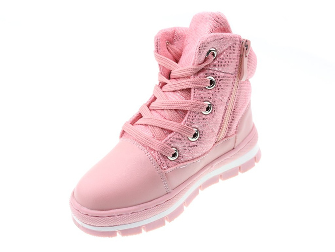 Children's winter shoes Clibee BK-906PI pink size 27-32