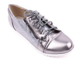 Półbuty damskie Badoxx D7LL-439DSI srebrne rozm.36-41