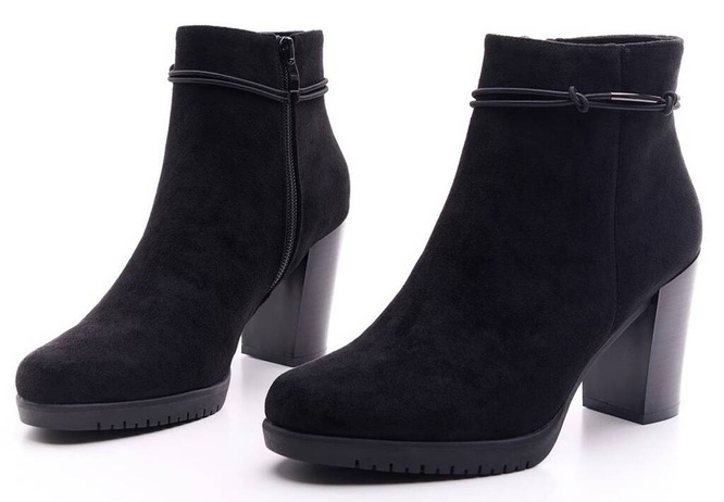 Sergio Leone DBT306CZMI women's winter shoes, black, sizes 36-40