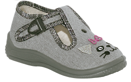 Gray ZetPol DARIA KOT children's sneakers, size 18-27