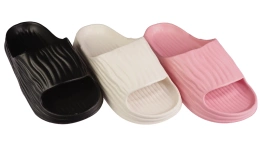 Women's Pool Slides Sport D903A – white, black, and pink – sizes 36–41