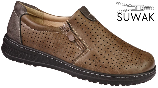 Półbuty damskie Jomix D28-5KH szare rozm.36-42