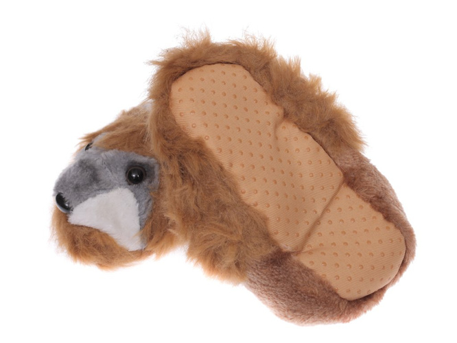 Bambosze tekstylne dziecięce Gofar CHD2003 szare i brązowe rozm. 30-35